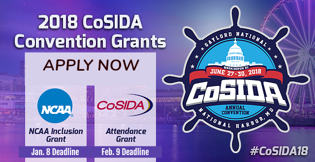 CoSIDA Convention Attendance Grant Opportunities Open Now- See Application Process & Deadlines